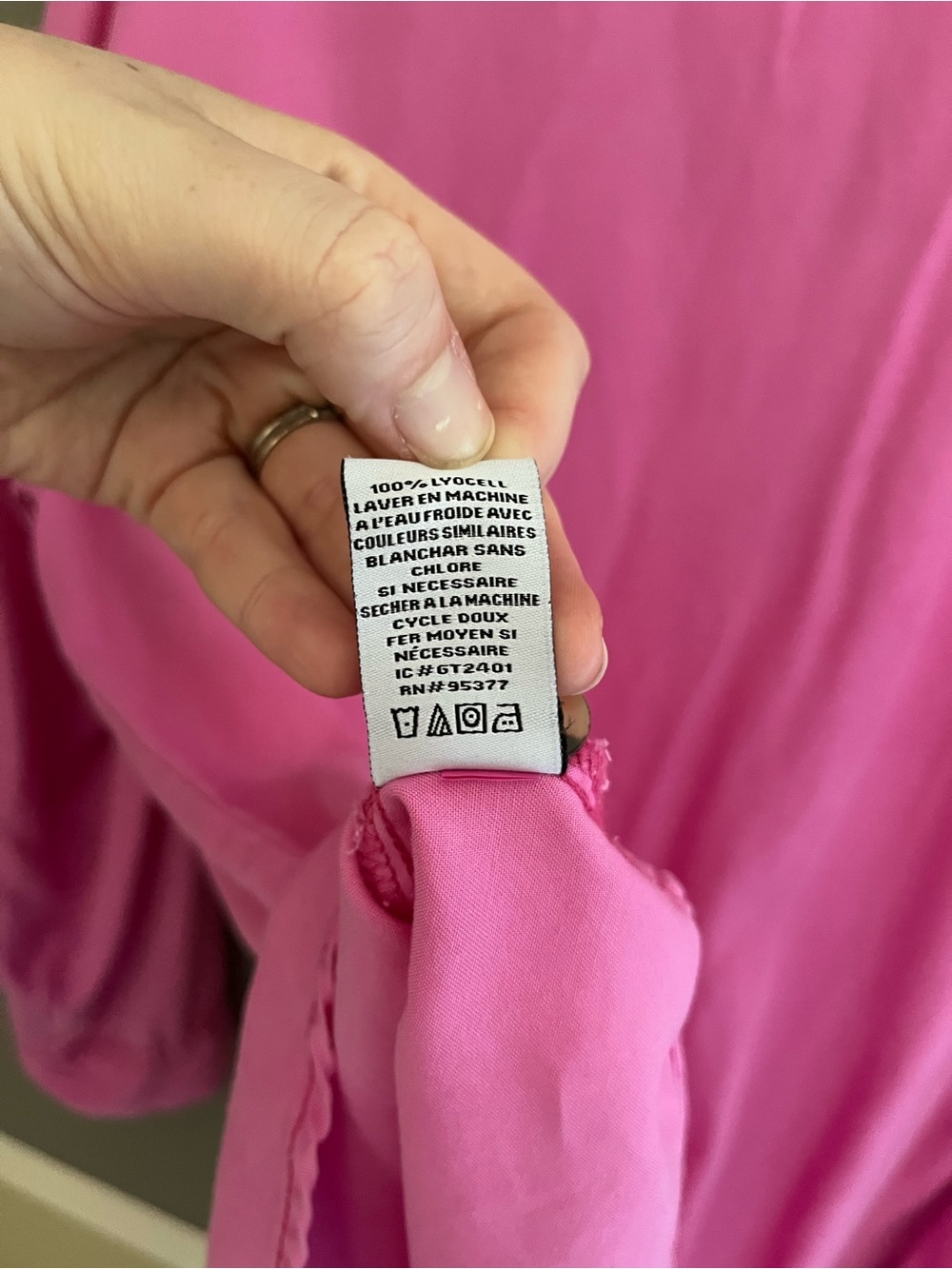 Sanctuary Button-Down Shirt Barbiecore Hot Pink Roll Tab Sleeves Chest Pockets - Picture 10 of 13